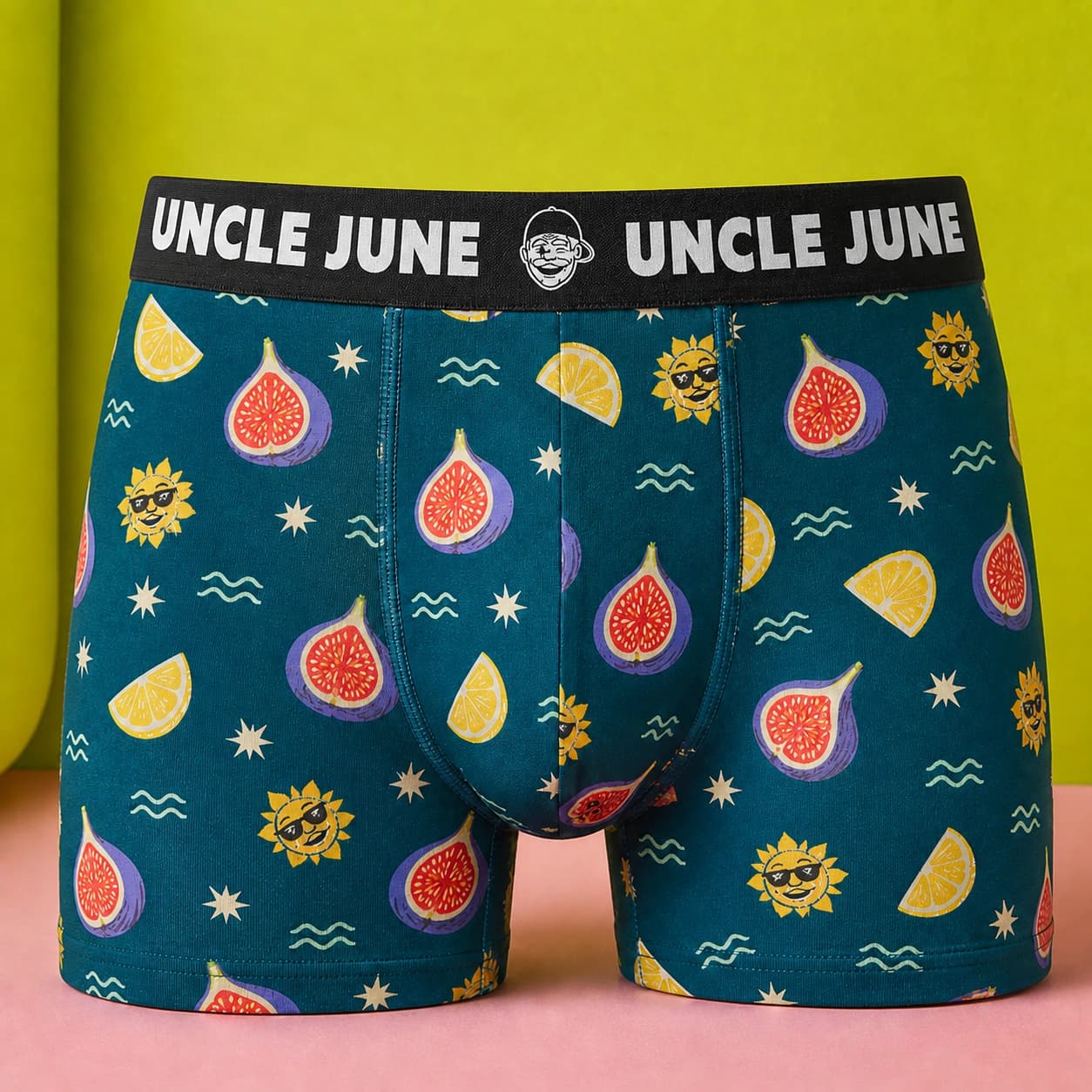 Gece pazarı desenli yeni Fun boxer